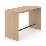 Table haute MNB Madera chêne ambré 160 x 70 cm