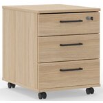 Caisson mobile MNB Madera chêne ambré vue 2