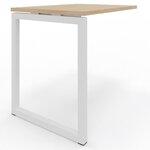 Retour de bureau MNB Annako chêne ambré et blanc, autre vue