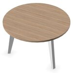 Table basse ronde MNB Kava chêne ambré vue 2