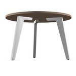 Table basse ronde MNB Kava chêne ambré vue 3