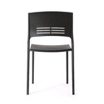 Chaise visiteur MTI Paisley noir vue 4