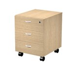 Caisson mobile 3 tiroirs ARTARREDI Blade chêne & anthracite