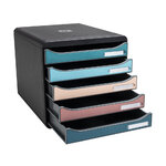 Module de classement EXACOMPTA Big Box Plus Skandi 5 tiroirs vue 2