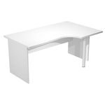 ARTARREDI CHICAGO BLANC BUREAU PAN PLAN COMPACT DROITE