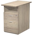 Caisson bout de bureau ARTARREDI Chicago chêne canadien
