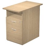 Caisson bout de bureau ARTARREDI Chicago chêne