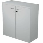 Rangement bas 2 portes ARTARREDI Detroit gris