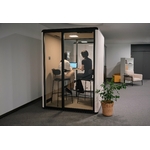 CABINE ACOUSTIQUE ESSEN M BLANC AMBIANCE 01