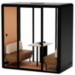 CABINE ACOUSTIQUE ESSEN L ANTHRACITE MARRON 01