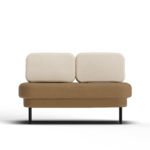 CABINE ACOUSTIQUE CANAPE MARRON