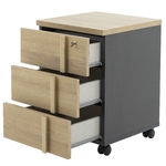 Gautier Office ITALIC caisson mobile 3 tiroirs 1U61233 03