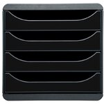 Module de classement EXACOMPTA Big Box noir/noir glossy