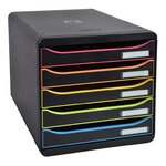 Module de classement EXACOMPTA Big Box Plus noir/arlequin