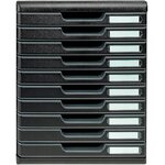 Module de classement EXACOMPTA Modulo Ecoblack 10 tiroirs noir