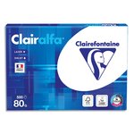 Ramette de papier Clairefontaine Clairalfa A4 80 g blanc