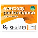 Ramette de papier recyclé Clairefontaine Evercopy Performance A3 80 g blanc