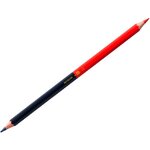 Crayon bicolore Liderpapel bleu rouge mine moyenne