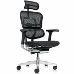 Fauteuil ergonomique MTI Ergohuman Elite noir aluminium