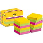 POST-IT NOTE REPOSITIONNABLE SUPER STICKY CARNIVAL 62012