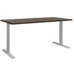 Bureau Gautier Office YES! chêne royal pieds métal gris réglables