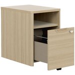 Caisson mobile GAUTIER OFFICE Absolu 1 tiroir 1 niche