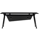 Bureau de direction MNB Toro verre noir 180 cm