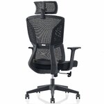 Fauteuil ergonomique MTI Lyra noir vue 3
