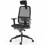 Fauteuil ergonomique Gautier Office Trenz noir avec têtière