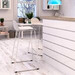 Tabouret haut MTI Nolan blanc vue 7