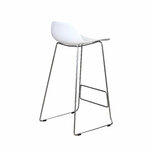 Tabouret haut MTI Nolan blanc vue 4