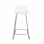 Tabouret haut MTI Nolan blanc vue 2