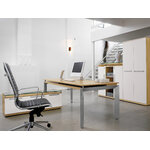 Caisson mobile GAUTIER OFFICE Sliver chêne et blanc vue 2