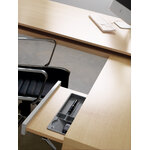 Caisson mobile GAUTIER OFFICE Sliver chêne et blanc vue 5