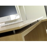Caisson mobile GAUTIER OFFICE Sliver chêne et blanc vue 6