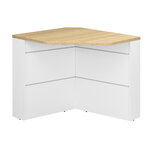 Banque d'accueil d'angle Sunday chêne 72 cm Gautier Office