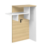 Comptoir d'accueil pour bureau Sunday chêne Gautier Office