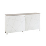 Crédence portes coulissantes Sunday blanc graphic 160 cm Gautier Office