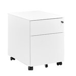 Caisson mobile métal GAUTIER OFFICE Yes blanc 2 tiroirs