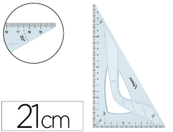 Equerre 45° hypoténuse 21 cm - géometric MAPED - BURO REUNION