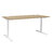 Bureau électrique Gautier Office YES! chêne naturel 140 cm