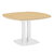 Table de réunion Sunday chêne 115 cm double colonne Gautier Office