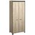 Armoire 2 portes Mambo chêne Sonoma noir Gautier Office