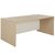Bureau droit Brabant 180 et 200 cm chêne structuré blanc Gautier Office, vue 1