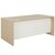Bureau droit Brabant 180 et 200 cm chêne structuré blanc Gautier Office, vue 2