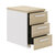 Caisson mobile 3 tiroirs Brabant 42 x 60 cm chêne structuré blanc Gautier Office, vue 1