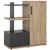 Rangement compact Brabant 108 x 123 cm chêne du bocage anthracite Gautier Office, vue 1