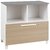 Rangement bas 2 cases 1 tiroir Sunday chêne 80 cm Gautier Office