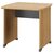 Bureau droit Jazz+ 80 cm pieds panneaux chêne du bocage et gris anthracite Gautier Office