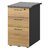 Caisson bout de plan compact Jazz+ chêne du bocage et gris anthracite Gautier Office